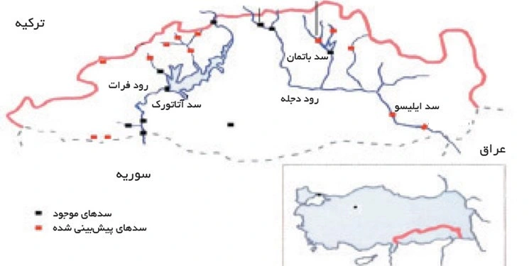 سدهای اتاتورک و ایلیسو